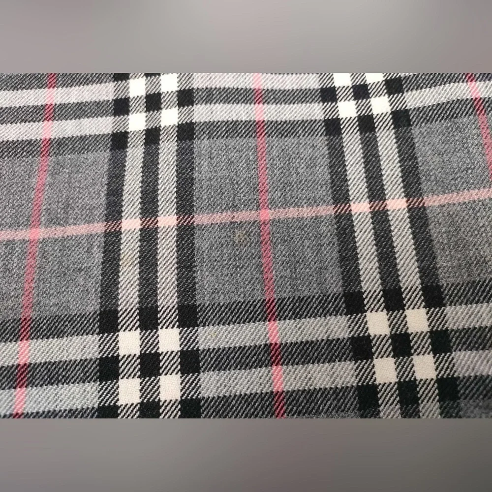 NEW Burberry vintage y2k grey nova check mini skirt size 38